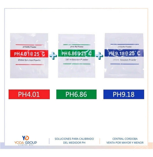 Kit Solucion Para Calibrar Phmetro Ph 4.01 6.86 9.18 Buffer 3