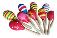 Wooden Baby Maraca Rattle Stimulation Color 19cm 3