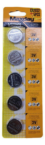 Fulltotal CR2032 Lithium Batteries 3V - 5 Pack 0