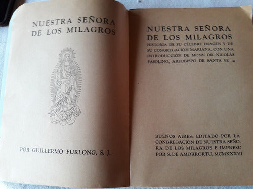 Nuestra Señora De Los Milagros  Firmado Guillermo Furlong 2