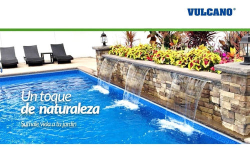 Vulcano Pool Waterfall Cascade 40cm ABS Water Sheet 1
