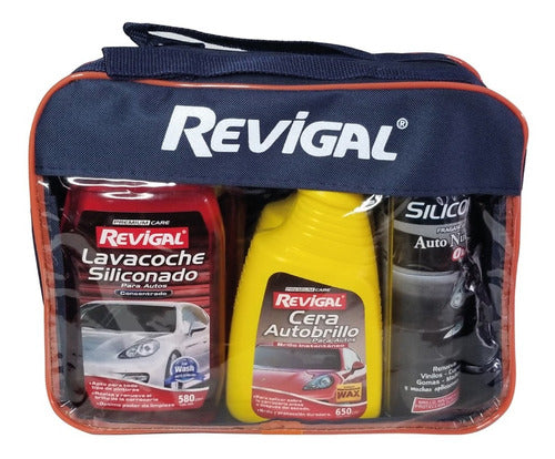 Revigal Kit De Lavado Bolso Más 12 Productos Con Microfibras 1