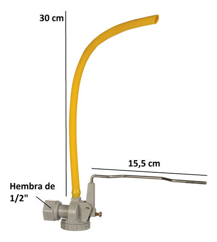 VML Flotante Camara Silenciosa Errede Hembra Polipropileno 1