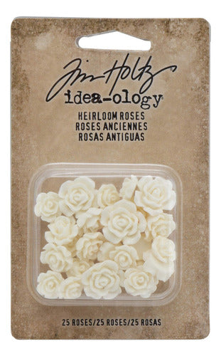 Tim Holtz Idea-Ology Reliquia De Embellishments Rosas 25 0