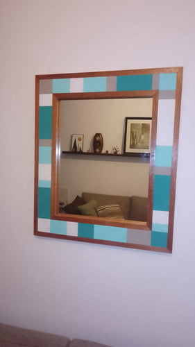 Genérica Rectangular Mirror 70x60 Cm, Modern 1