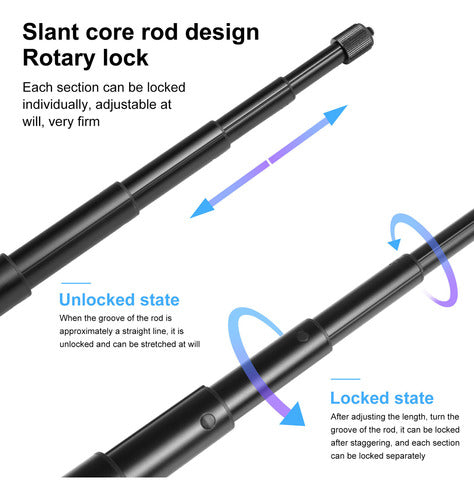 Bastão De Selfie Para Insta360 One X2 Puluz Extended Invisib 4