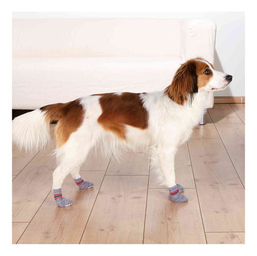 Trixie Anti-Slip Cotton Socks X2 for Dogs XL 3