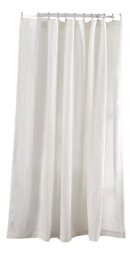 Alcoyana Tusor Cotton Shower Curtain Premium Fabric 100% Cotton 6