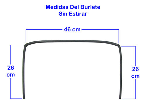 Burlete Para Puerta De Cocina Peabody Modelo London Plus 1