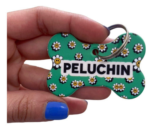 Pet ID Tags Bone Shape for Dogs and Cats 0
