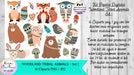 Cliparts Png / Jpg Woodland Tribal Animals Set 1 Bosque 1