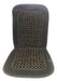 Seat Cover with Wooden Bead Massager Black Corduroy Relaxing Wood 0
