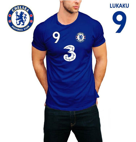 Chelsea Fan Cotton Shirts 9 Lukaku, 7 Kanté, 10 Pulisic Et 17