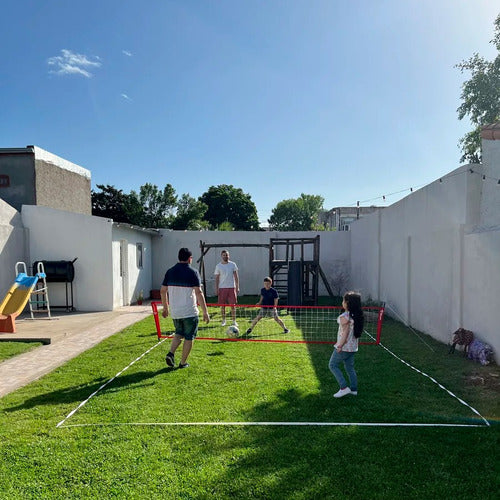 Sportable Cancha Fútbol Tenis Lite 3 Mts Con Estaca + Cintas 6x3 M 2