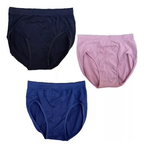 Generic Pack X 3 Sports Tops + 3 Seamless Underwear Super Large 5