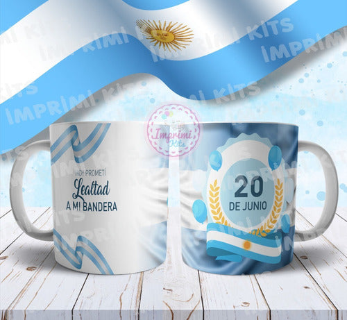 Imprimi Kits: Diseños Tazas Lealtad A La Bandera Jura Sublimacion #1 0