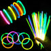 Kit Cotillon Pulseras Quimicas Luminosas Neon X 100 Unidades 1