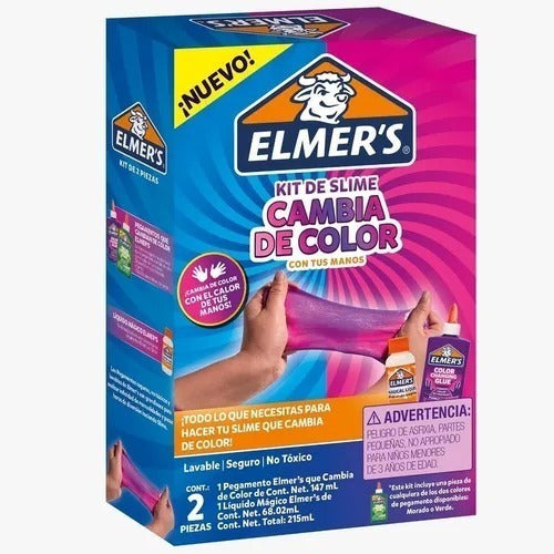 Elmer's Color Changing Slime Kit Set of 2 Pieces Original 0