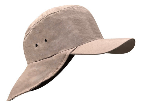 Fishing Hat with Neck Flap and Adjustable Cord 6