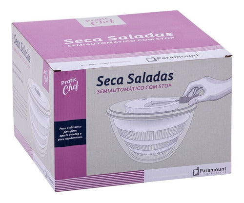 Centrífuga De Salada Secador Verduras Folhas 4