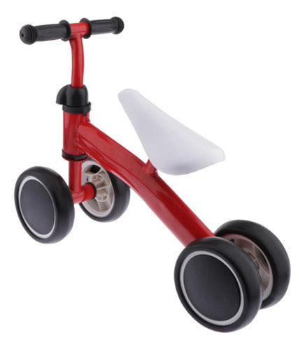 Triciclo Infantil Motoca Vermelha Sem Pedal Andador Passeio 3