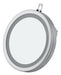 Haussman Suction Mirror - Illuminated 18 LEDs - 5x Magnification - 17.78cm 0