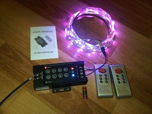 RGB LED Controller with RF Remote Control 12 Amper 5