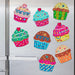 Little Jupiter Cupcake Diamond Painting Magnets Set - 8 Units 5