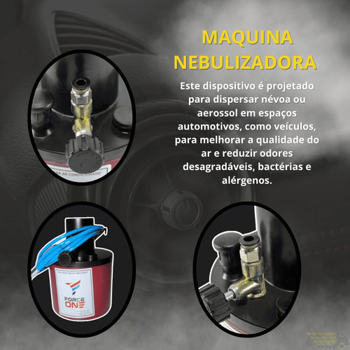 Kit Maquina Nebulizador Limpeza Ar Condicionado Automotivo 1