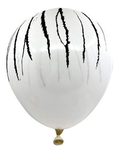 Tu Mundo Zebra Print Latex Balloons Radio 12 1