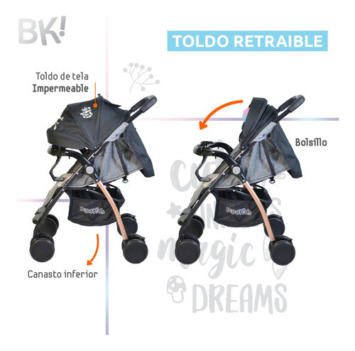 Lightweight Compact Baby Stroller Crib 13