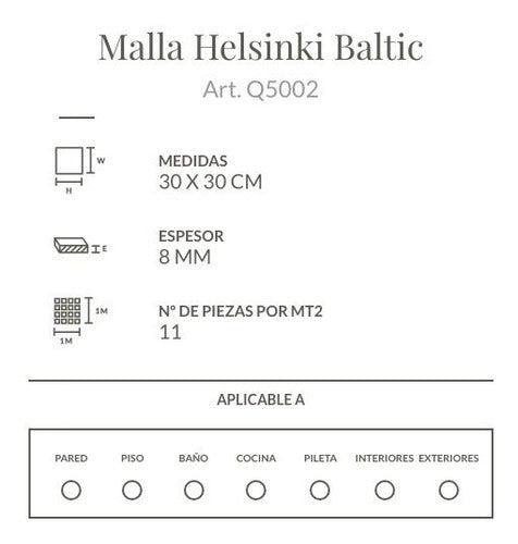 Malla Misiones Deco Helsinki Baltic 30x30 1