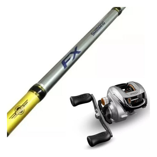 Shimano Combo Baitcasting Rod + Reel + Multifilament 0