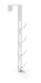 Hanging Door Coat Rack White/Black | Mite 0