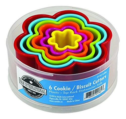 Ry M Industries Cookie and Biscuit Cutter Flower Edges Set 1