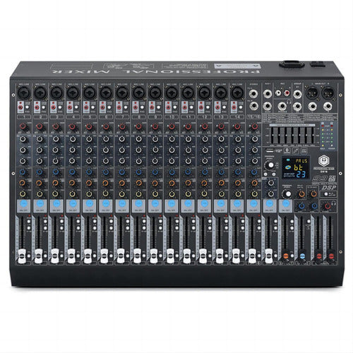 Inmix Mezclador De Audio Profesional Dx16 Dj De 16 Canales C 0