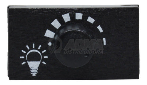 Electronica Argentina Modulo Dimmer Led 100W Halogena 300W Apto Jeluz Negro 1