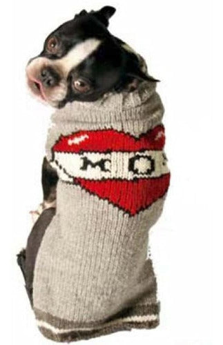 Chilly Dog Tattooed Mom Dog Sweater Pequeño 0