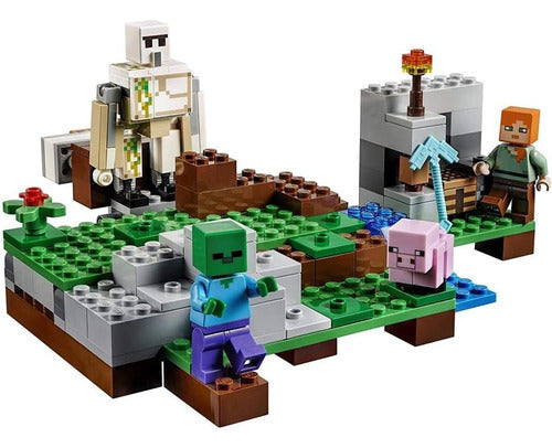 Lego Minecraft El Golem De Hierro 21123 3