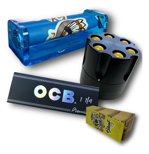 OCB Pikachu Kit Paper Rolling Machine with Filter and Grinder 1