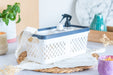 Generic White Plastic Organizer Basket 28x13.5x12cm 1