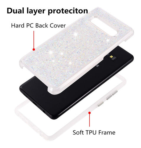 Funda Para Samsung S10 Glitter Inkomo (7qq16c4k) 1