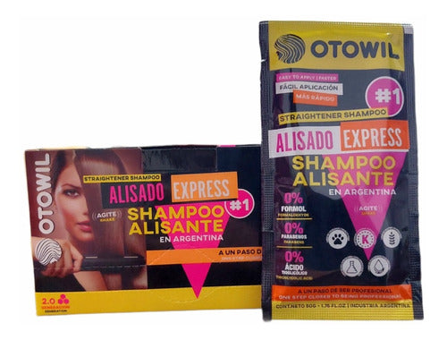 Otowil Alisado Express Shampoo Alisante Sin Formol Caja X10 Uni 1