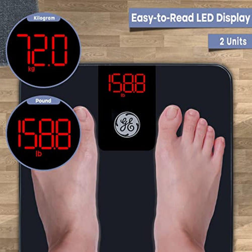 GE Bathroom Scale with Body Weight: Scale 1