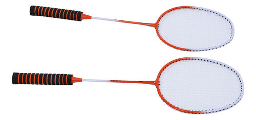 Conjunto De Petecas De Raquete De Badminton Vermelho Profess 5