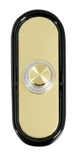 Friedland Garmom Illuminated Doorbell Push Button D639 - Brass Construction 0