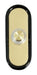Friedland Garmom Illuminated Doorbell Push Button D639 - Brass Construction 0