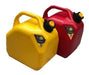 Fuel Canister Gasoline 10L with Safety Lock Spout Red Yellow 0