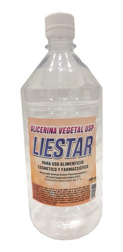 Liestar Clean Glicerina Liquida 100% Vegetal Usp Grado Alimenticio 1 Kilo 0