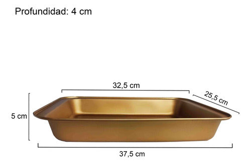 Hudson Anti-Adhesive Baking Tray 37 cm Color Mold Oven Bz3 1